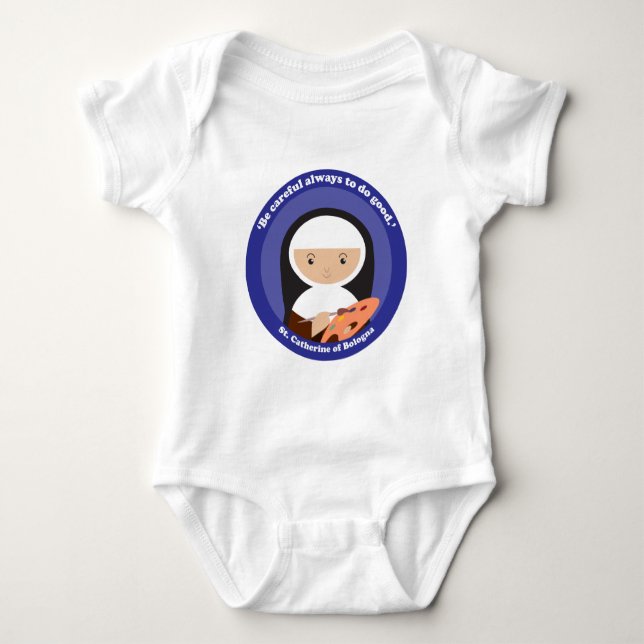 St. Catherine von Bologna Baby Strampler (Vorderseite)