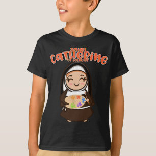 St Catherine von Bologna Patron St. Artists Niedli T-Shirt