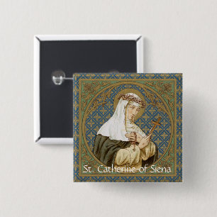 St. Catherine von Siena (19 BK) Button