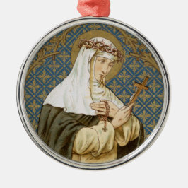St. Catherine von Siena (19 BK) Ornament Aus Metall
