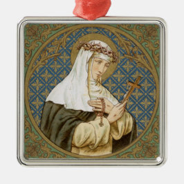 St. Catherine von Siena (19 BK) Ornament Aus Metall
