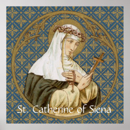 St. Catherine von Siena (19 BK) Poster