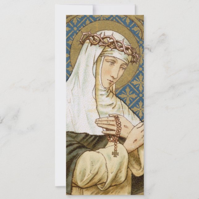 St. Catherine von Siena (BK 19) Blank Greeting Car (Vorderseite)