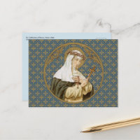 St. Catherine von Siena (BK 19) Postkarte