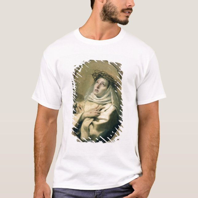 St. Catherine von Siena, c.1746 T-Shirt (Vorderseite)
