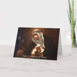 St. Catherine von Siena (Franceschini) Horizontal Karte