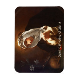 St. Catherine von Siena (Franceschini) Horizontal Magnet