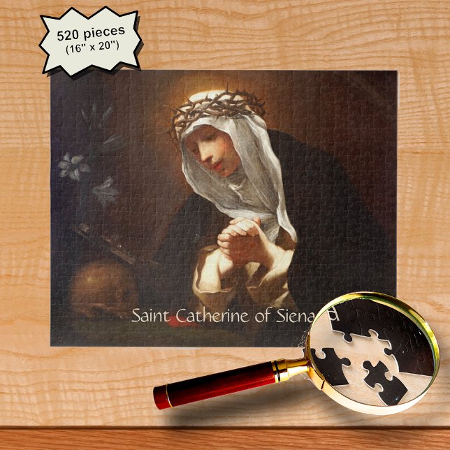 St. Catherine von Siena (Franceschini) Horizontal Puzzle (Von Creator hochgeladen)