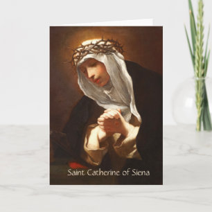 St. Catherine von Siena (Franceschini) Vertikal Karte