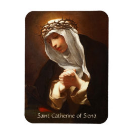 St. Catherine von Siena (Franceschini) Vertikal Magnet