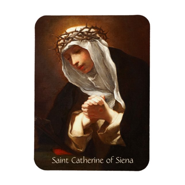 St. Catherine von Siena (Franceschini) Vertikal Magnet (Vertikal)