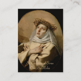 St. Catherine von Siena Gebet Visitenkarte
