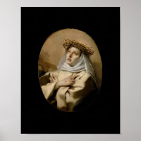 St. Catherine von Siena Hl. Katharina Siena Tiepol