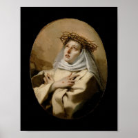 St. Catherine von Siena Hl. Katharina Siena Tiepol