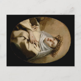 St. Catherine von Siena Hl. Katharina Siena Tiepol Postkarte