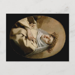 St. Catherine von Siena Hl. Katharina Siena Tiepol Postkarte