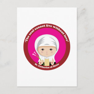 St. Catherine von Siena Postkarte