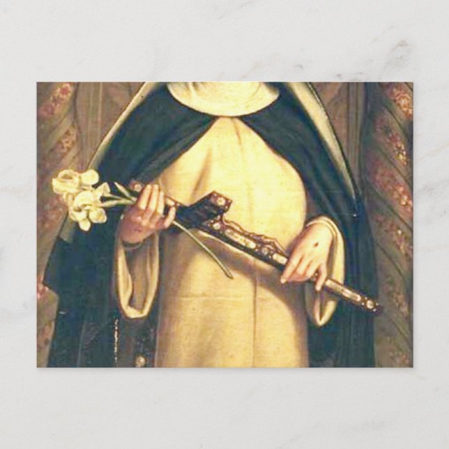 St. Catherine von Siena Postkarte (Vorderseite)