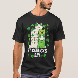 St. Catrick's Day - Niedliche irische Katze St. Pa T-Shirt