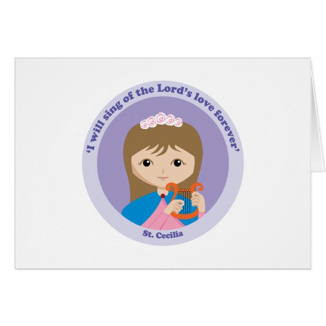 St Cecilia (Vorderseite (Horizontal))