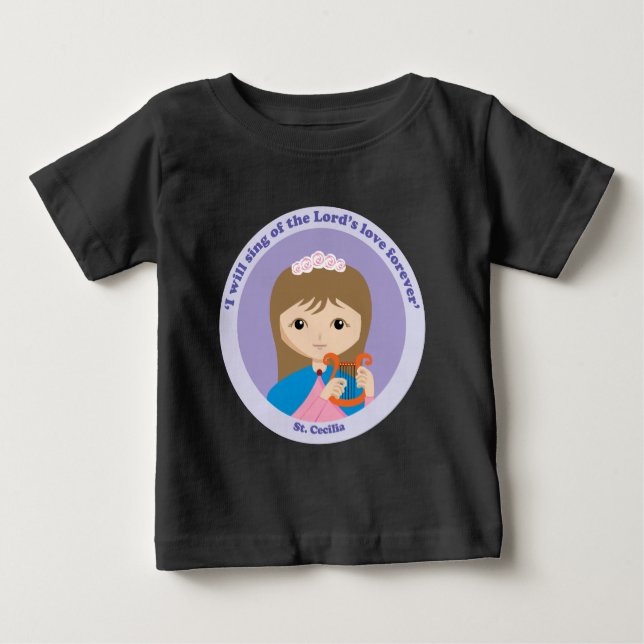 St. Cecilia Baby T-shirt (Vorderseite)