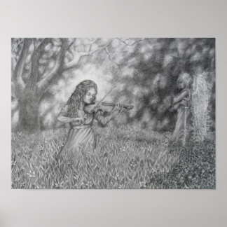 St. Cecilia Card Stock Print Poster