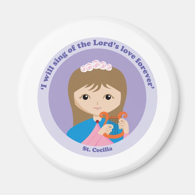 St. Cecilia Magnet (Vorne)