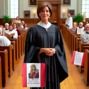 St. Cecilia mit Hymn Board (Nürnberg) Tote Bag