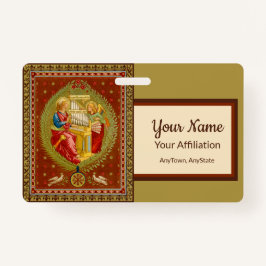 St. Cecilia of Rome (SNV 36, Style 1) Abzeichen Ausweis