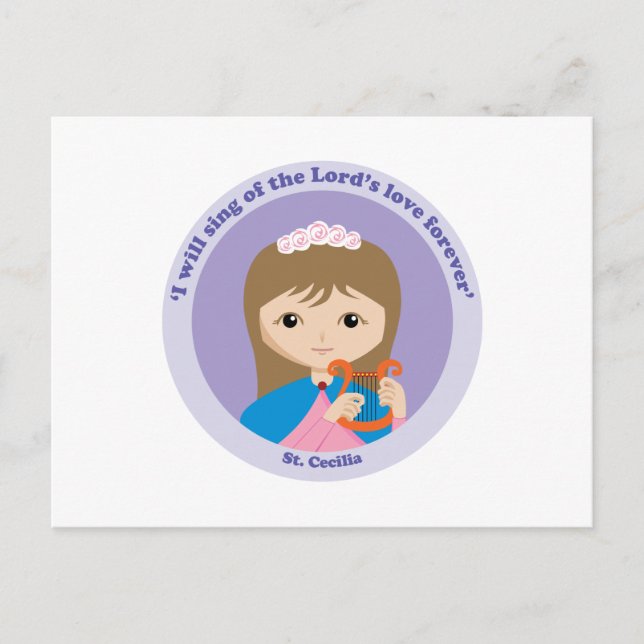 St. Cecilia Postkarte (Vorderseite)