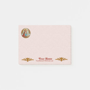 St. Cecilia von Rom (BK 003) 4"x3" Post-it Klebezettel