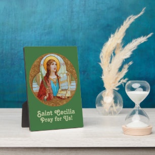 St. Cecilia von Rom (BK 003) 5"x7" Fotoplatte