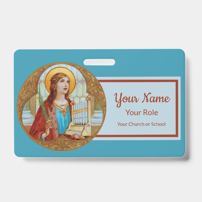 St. Cecilia von Rom (BK 003) Ausweis (Vorderseite)