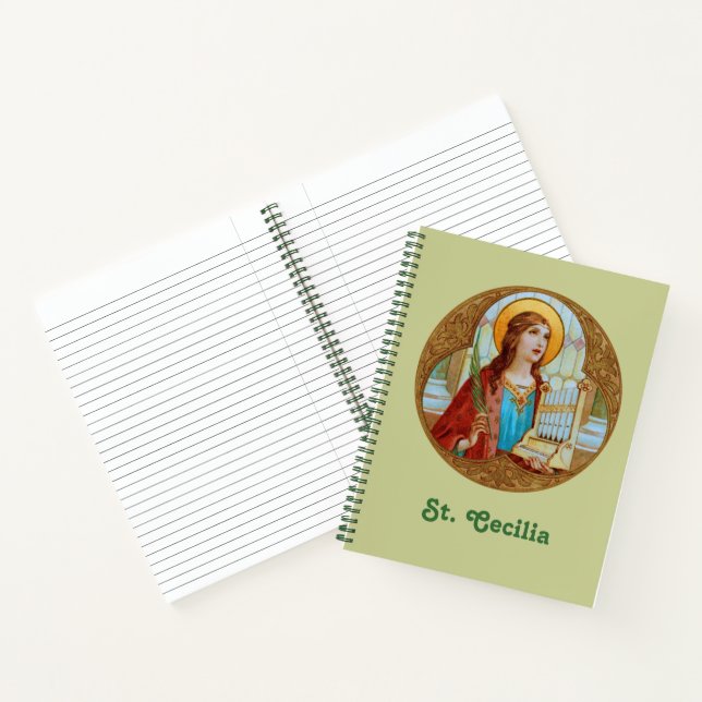 St. Cecilia von Rom (BK 003) Notizbuch (Innenseite)
