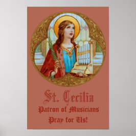 St. Cecilia von Rom (BK 003) Poster