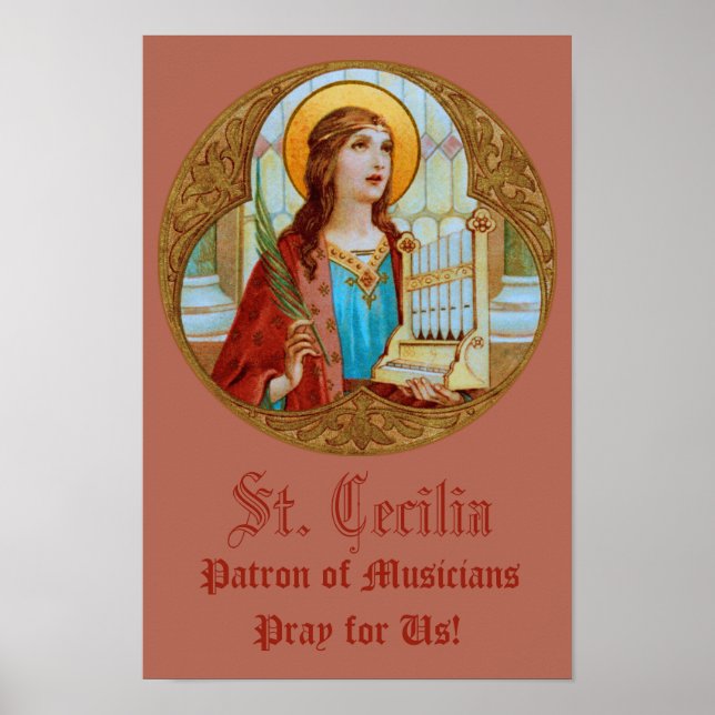 St. Cecilia von Rom (BK 003) Poster (Vorne)