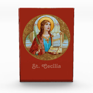 St. Cecilia von Rom (BK 003) Vertikal Fotoblock