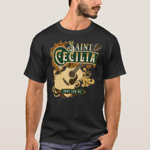 St Cecilia von Rom Schutzheilige der Musik Katholi T-Shirt