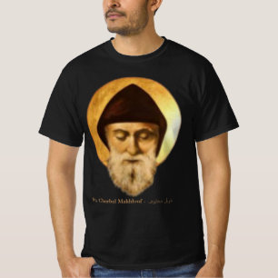 St Charbel Makhlouf شربل مخلوف Maronitische Kirche T-Shirt