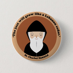 St. Charbel Makhluf Button
