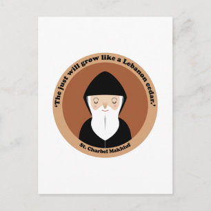 St. Charbel Makhluf Postkarte