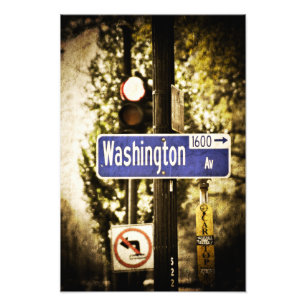 St Charles Avenue Street Signs Fotodruck