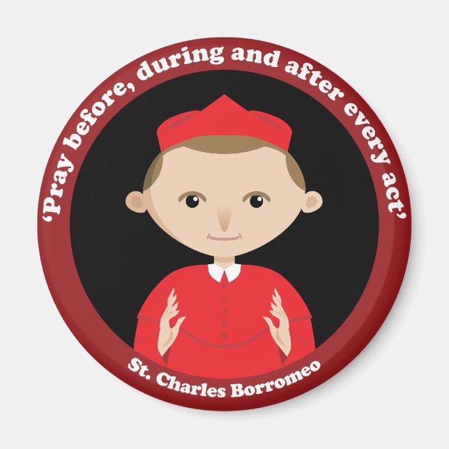 St. Charles Borromeo Magnet (Vorne)