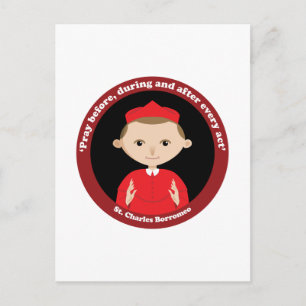 St. Charles Borromeo Postkarte