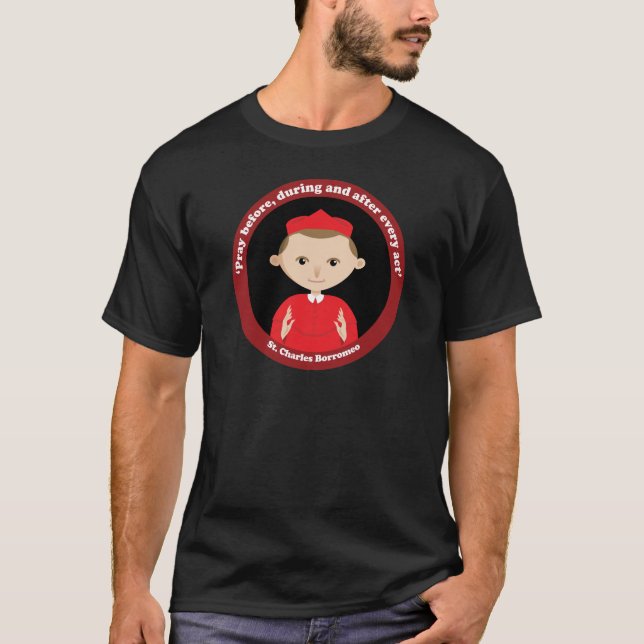 St Charles Borromeo T-Shirt (Vorderseite)