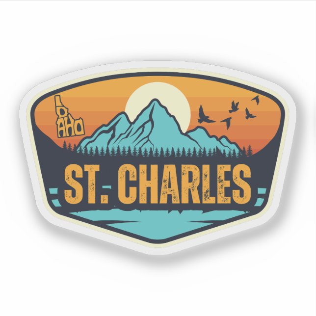 St. Charles, Idaho Aufkleber (Vorderseite)