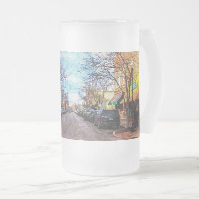 St Charles Main St Painterly Mattierte Tasse (VorderseiteRechts)
