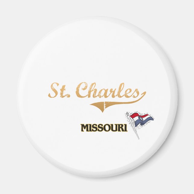 St. Charles Missouri City Classic Magnet (Vorne)
