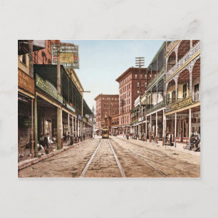 St. Charles Street New Orleans 1900 Postkarte
