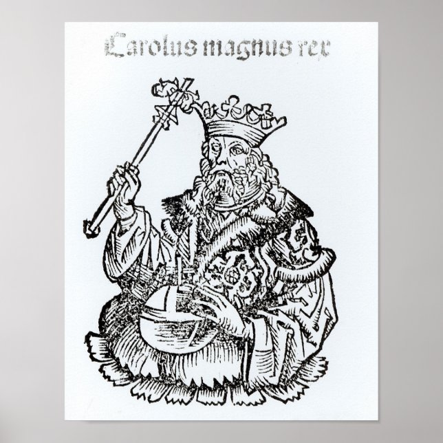 St. Charles von 'Liber Chronicarum' Poster (Vorne)